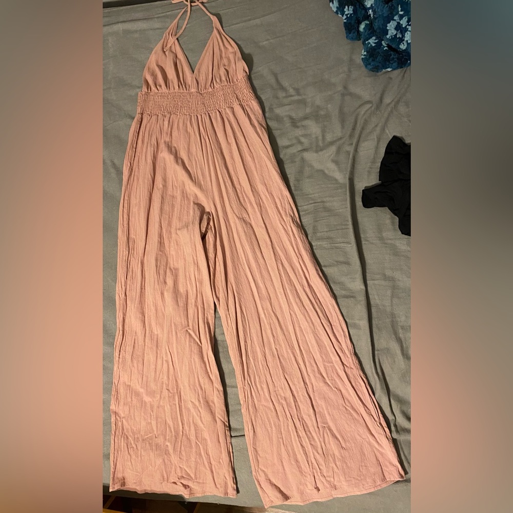 Open back jumpsuit